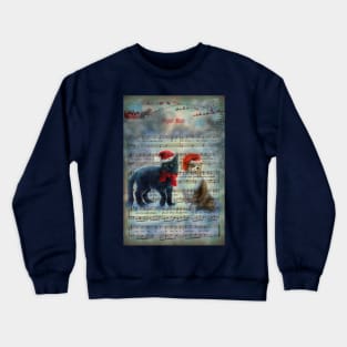 Jingle Bells Christmas Kitties Crewneck Sweatshirt